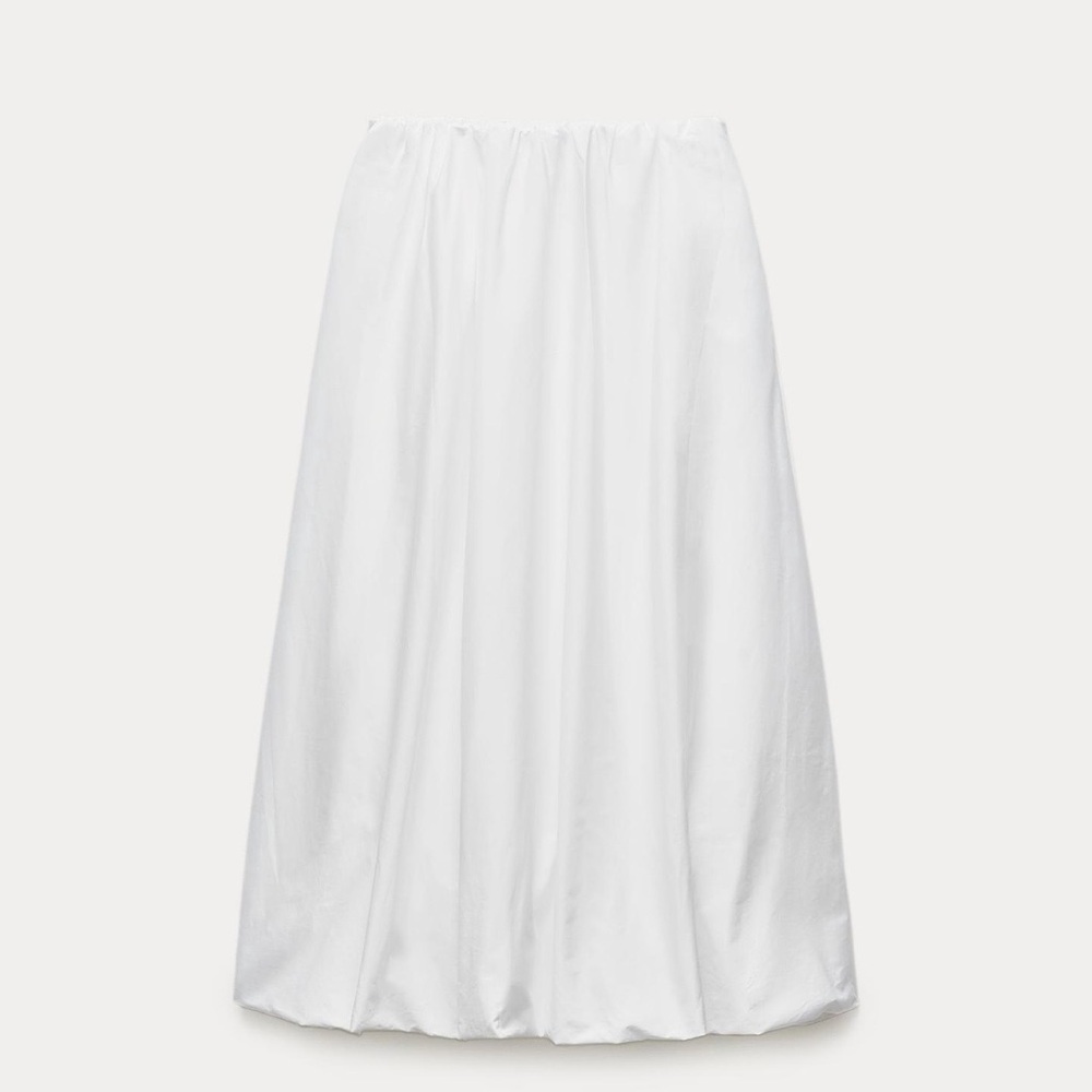 Zara White Women's Skirt New